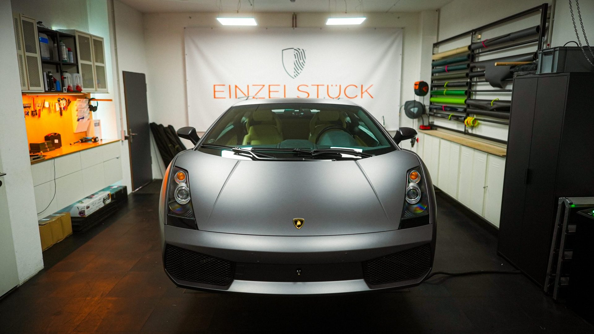 Lamborghini Gallardo Vollfolierung Matt Dark Grey