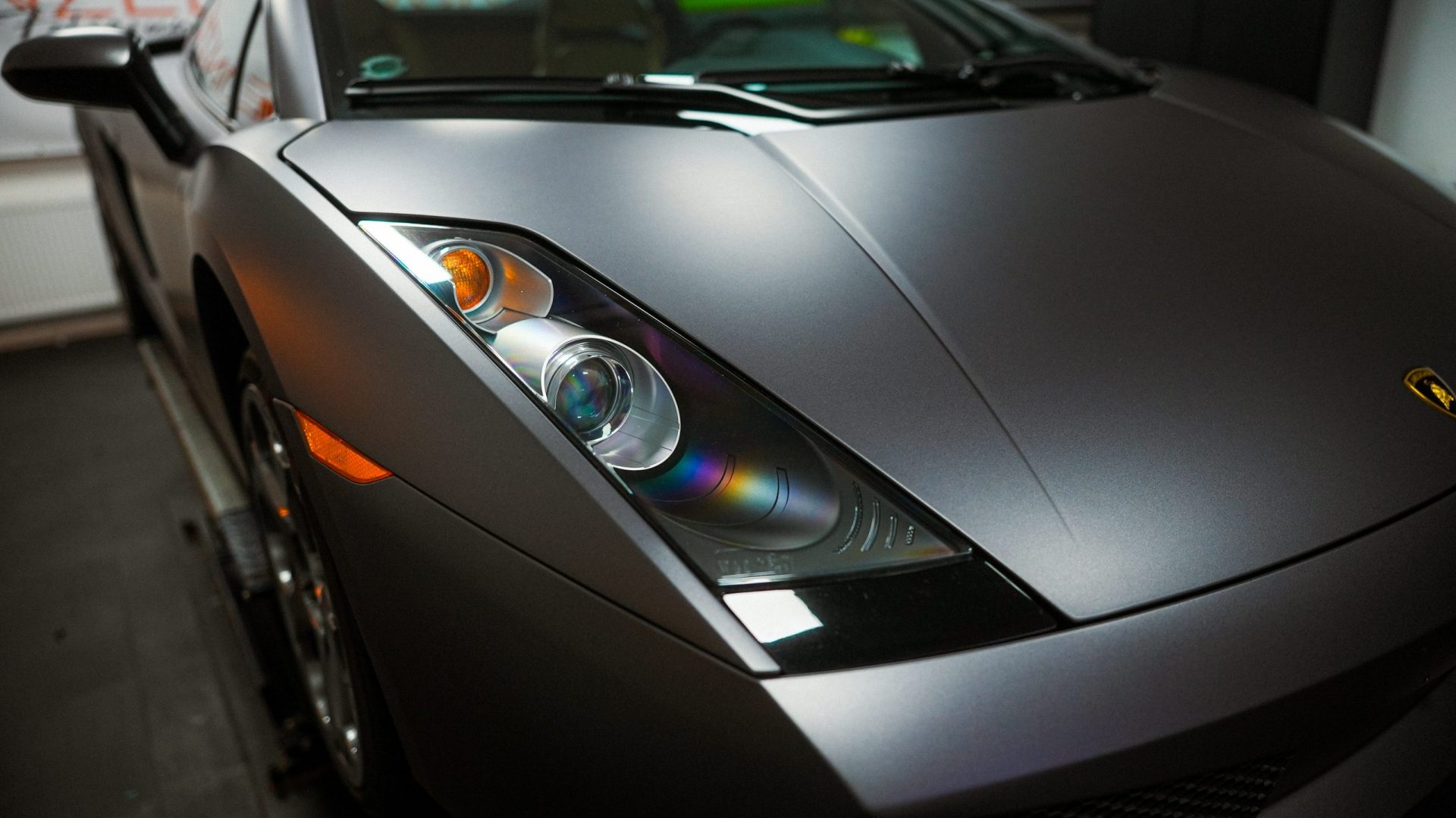 Lamborghini Gallardo Frontpartie Folierung Detail