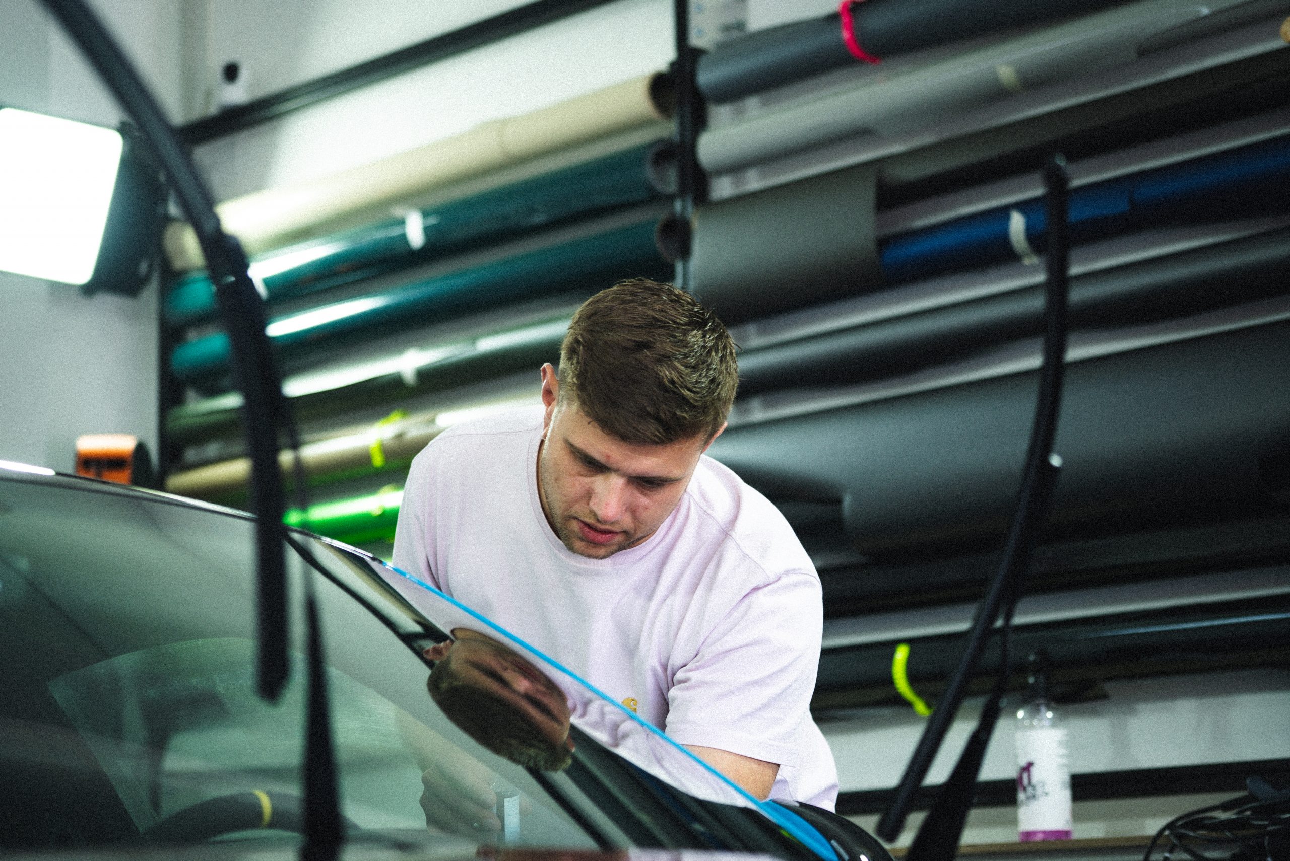 Gründer von Einzelstück bei der Arbeit