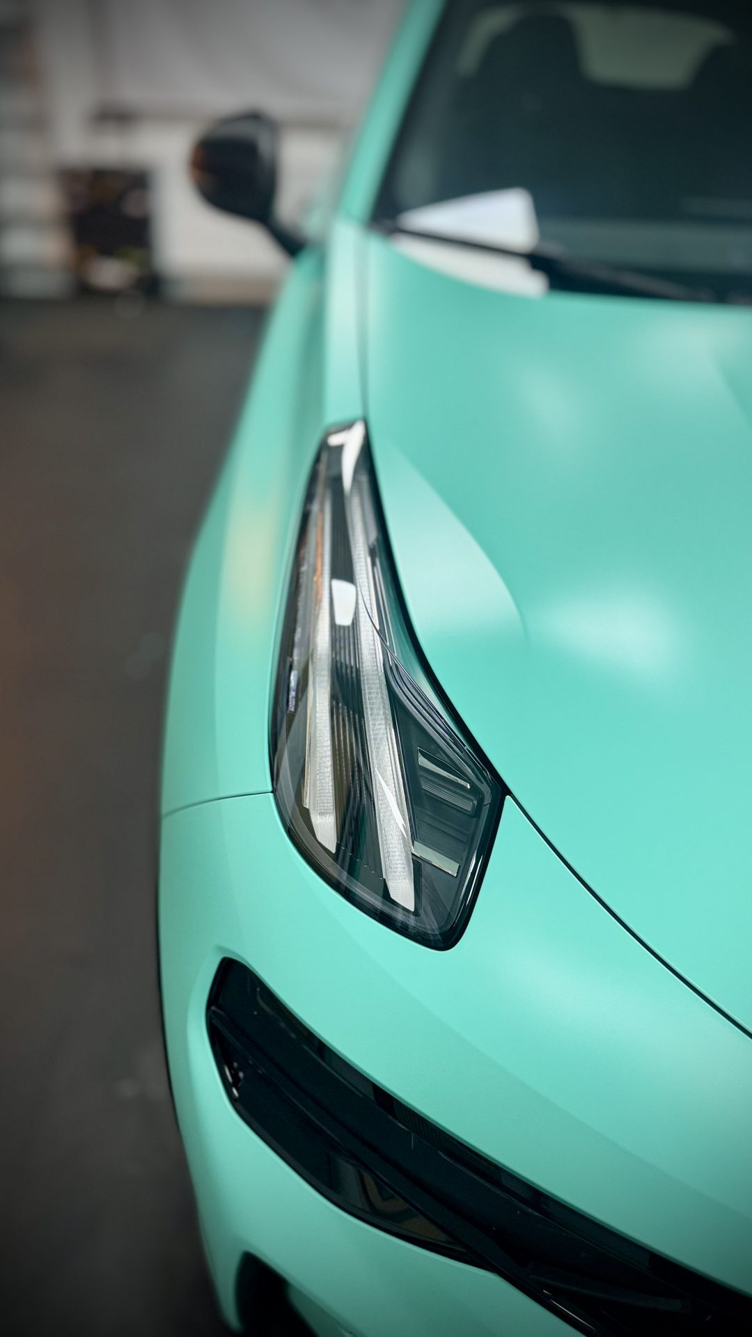 Detailaufnahme Oracal Matt Mint